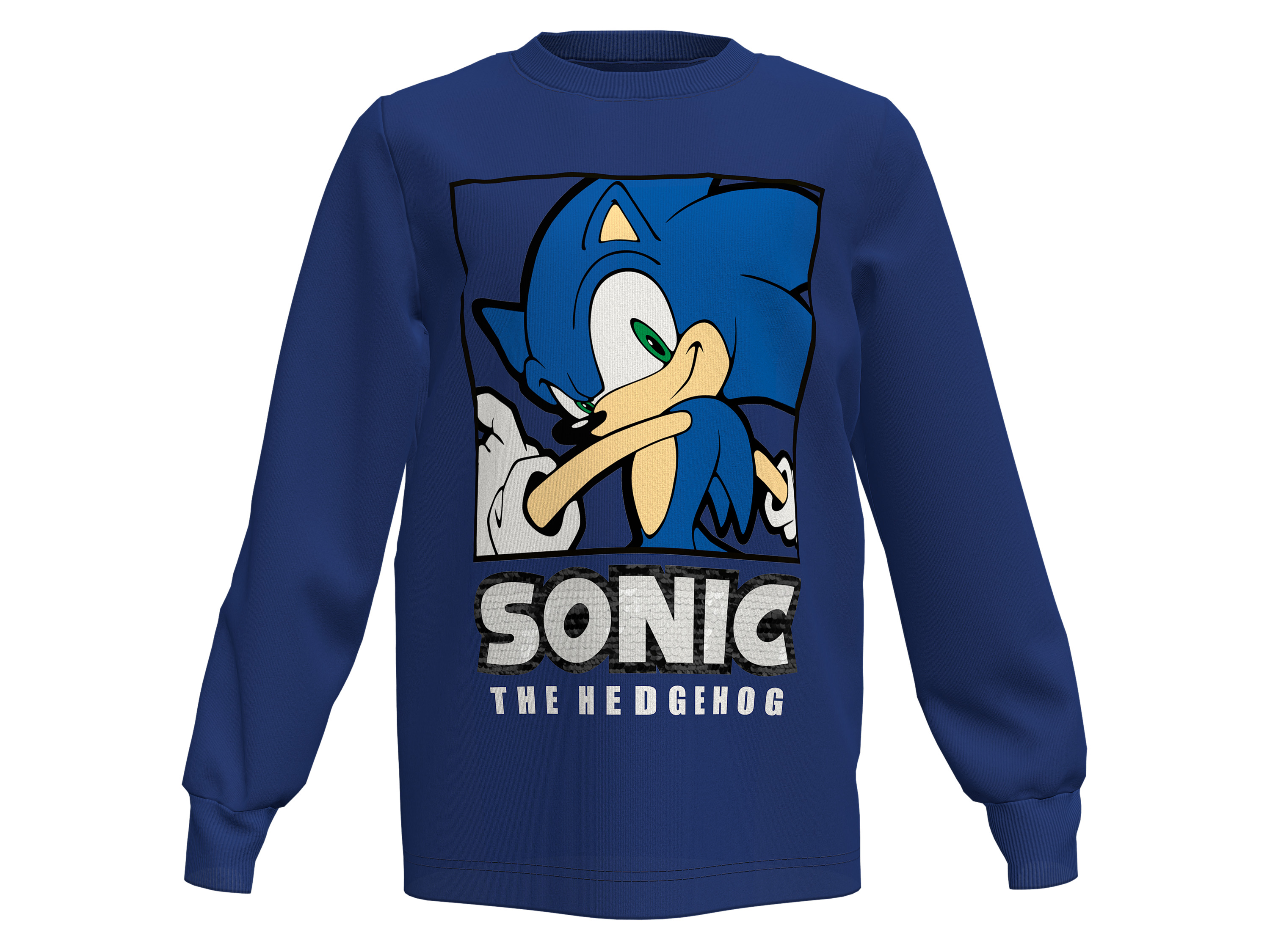 Koszulka termiczna dziecięca z kolekcji Sonic Niebieski, 110/116