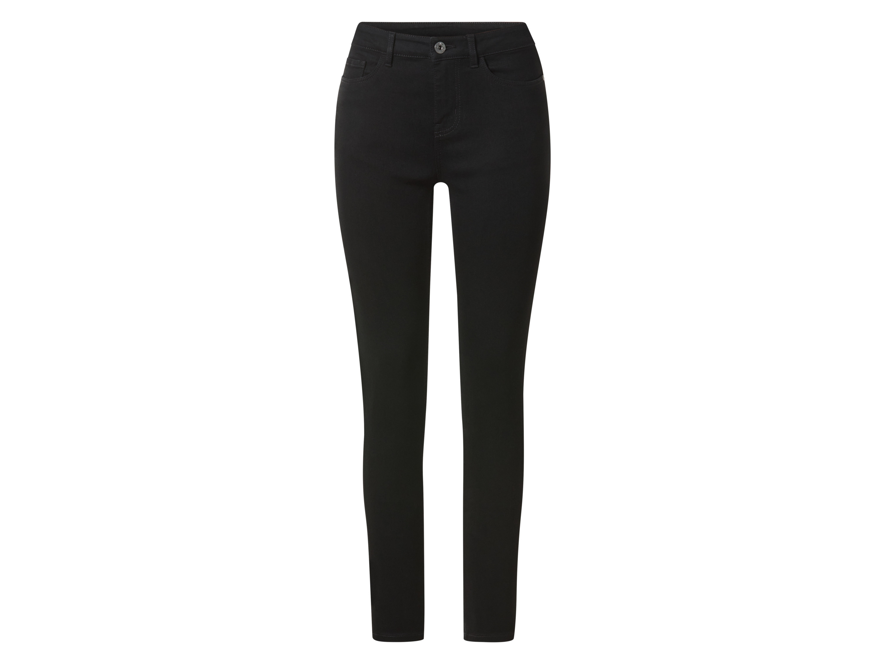 esmara Jeansy damskie skinny fit Czarny, 38