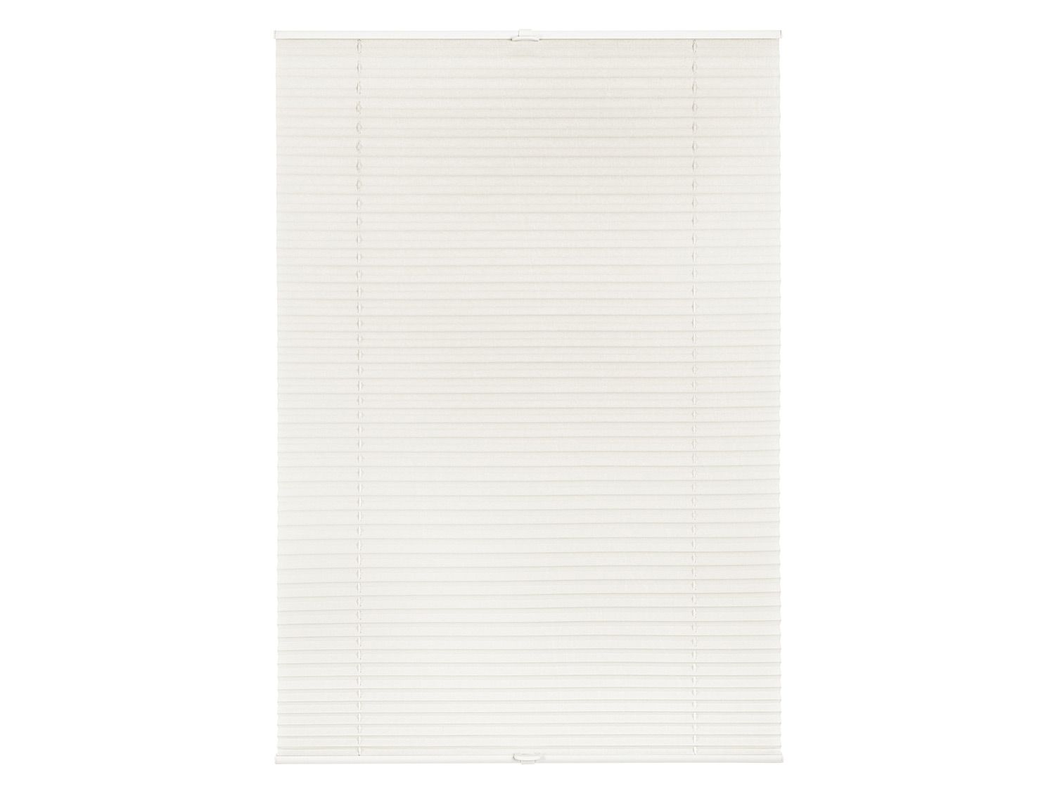 Lichtblick Roleta plisowana Klemmfix, bez wiercenia, od 45 x 130 cm Biały, 80x210 cm