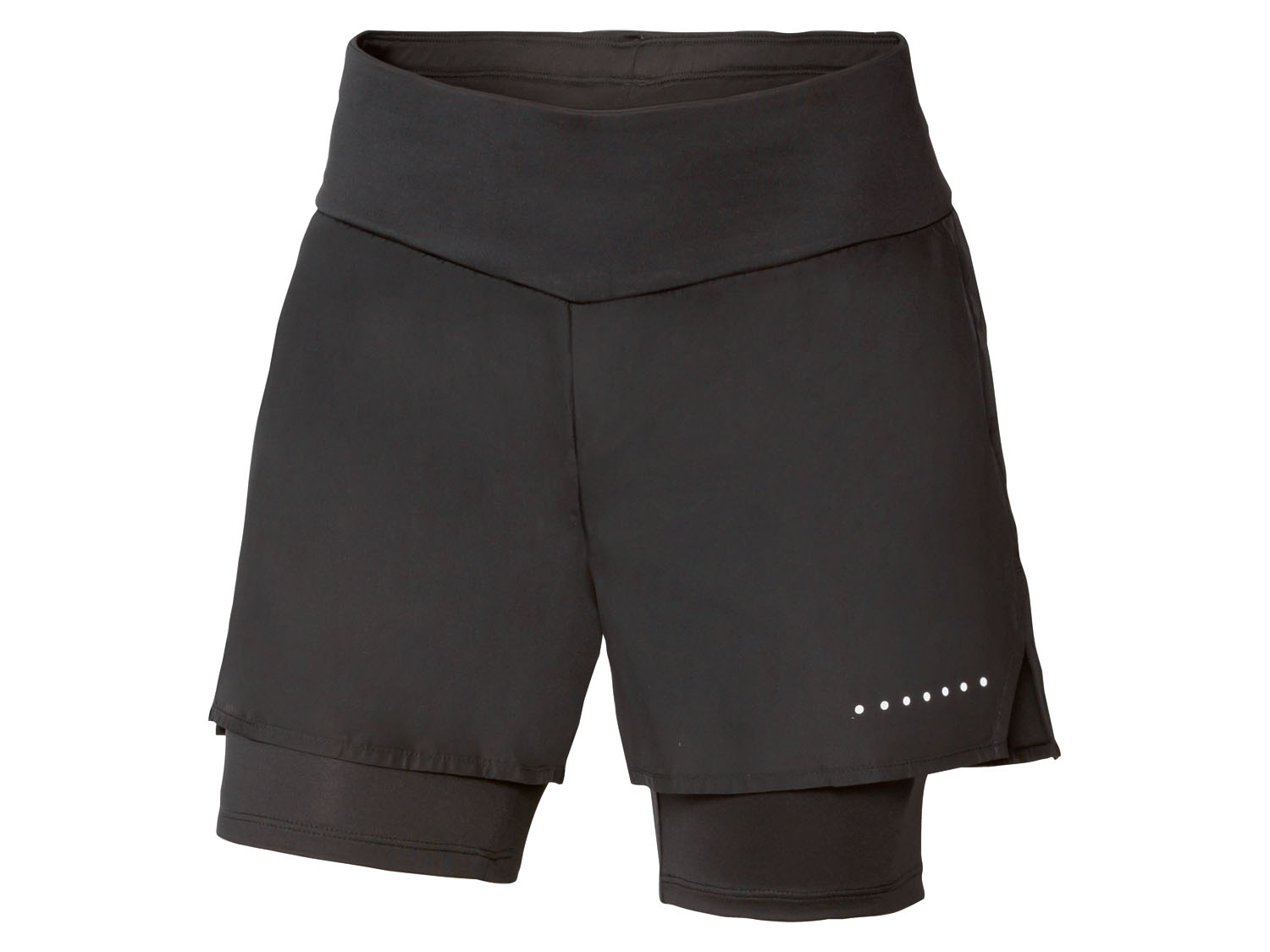 Crivit Szorty sportowe damskie Czarny, M40/42