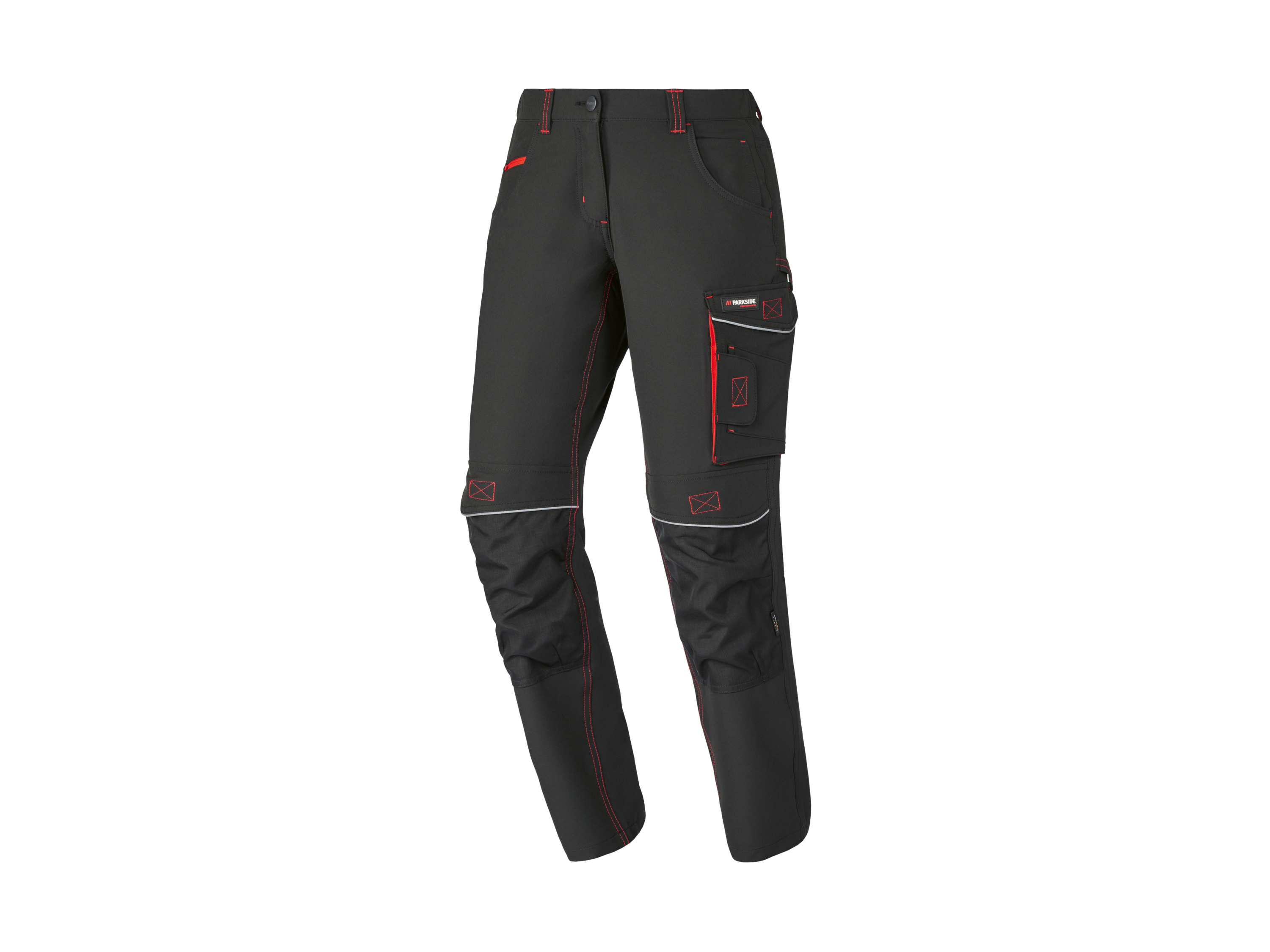 Parkside Performance Spodnie damskie robocze stretch Czarny, 38