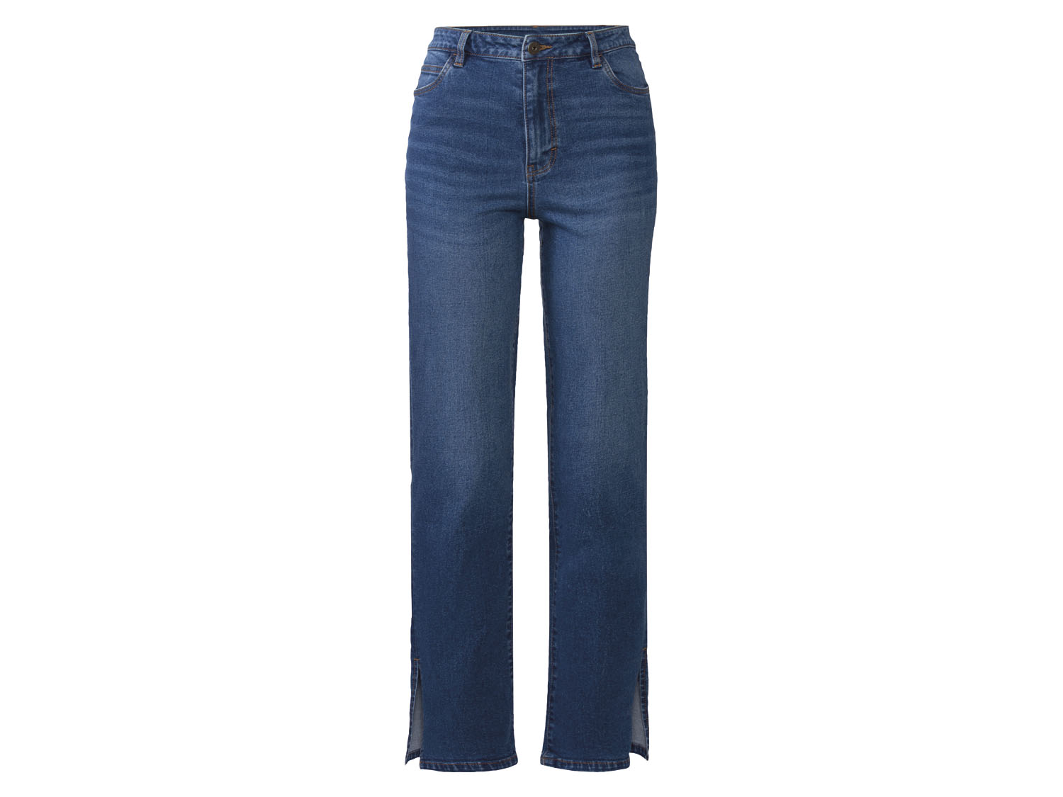 esmara Jeansy damskie skinny fit Ciemnoniebieski denim, 44