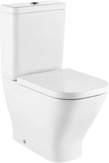Darmowa Dostawa - Miska kompakt WC biały Roca Square A34273A000