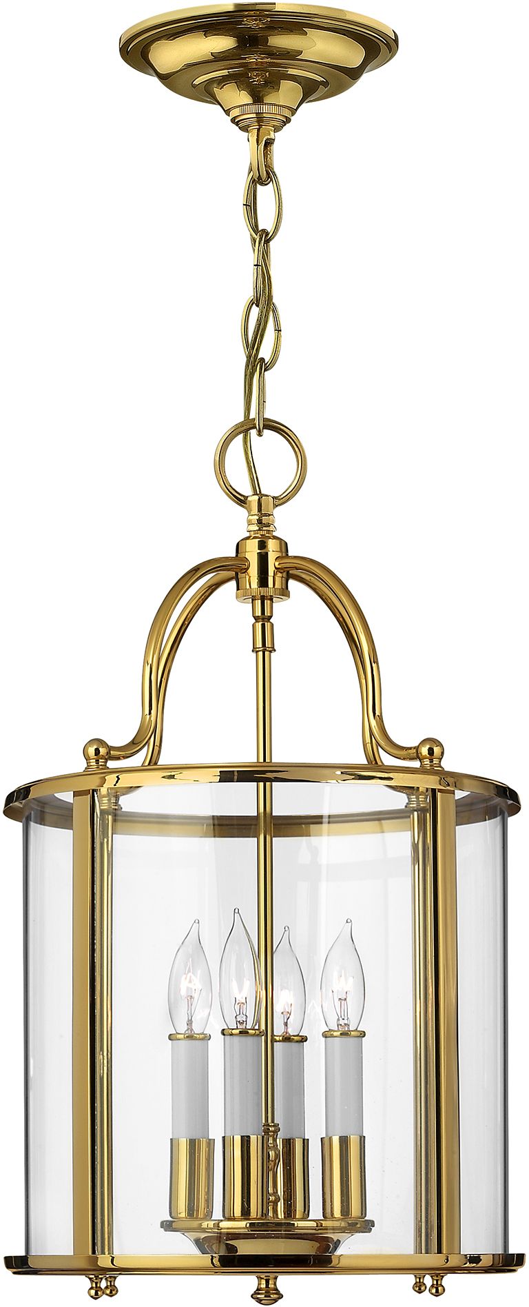 Darmowa Dostawa - Lampa wisząca 4x60 W mosiądz Elstead Lighting Gentry HKGENTRYPMPB