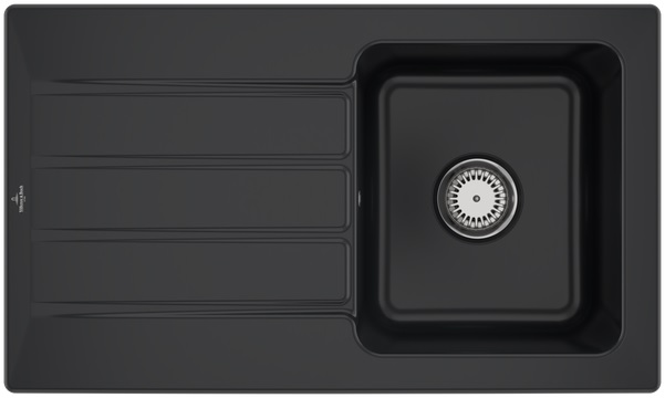 Darmowa Dostawa - Zlewozmywak ceramiczny 86x51 cm czarny Villeroy & Boch Architectura 335001R7