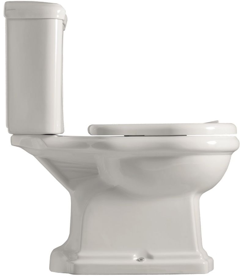 Darmowa Dostawa - Miska kompakt WC biały Kerasan Retro 101301