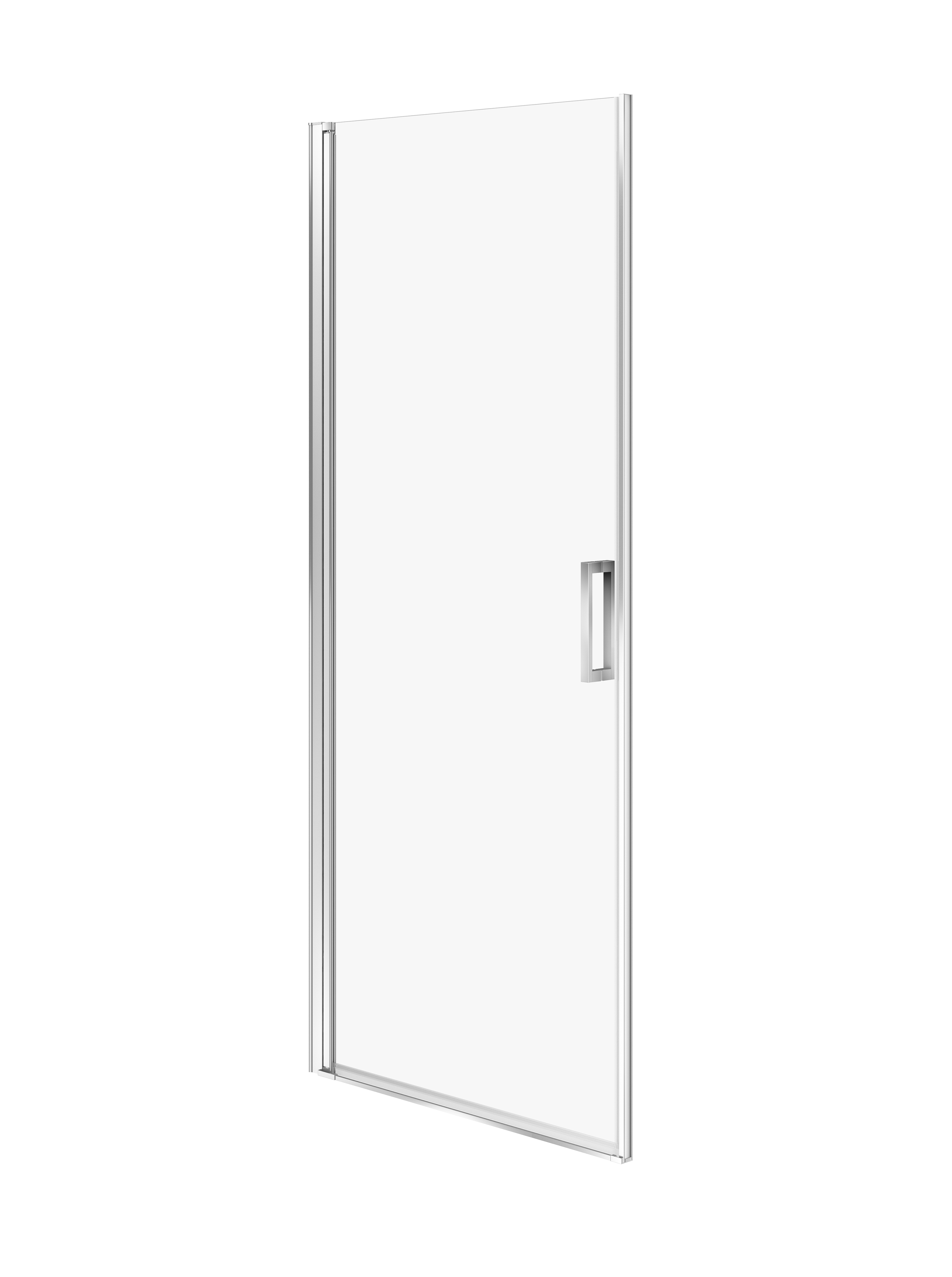 Darmowa Dostawa - Drzwi prysznicowe 90 cm uchylne chrom połysk/szkło przezroczyste Cersanit Moduo S162019