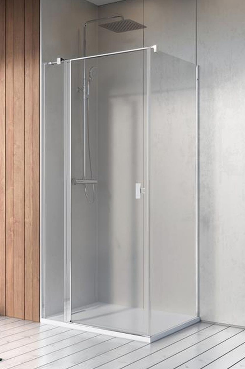 Darmowa Dostawa - Drzwi prysznicowe 90 cm uchylne Radaway Nes 8 KDJ II 100860900101L