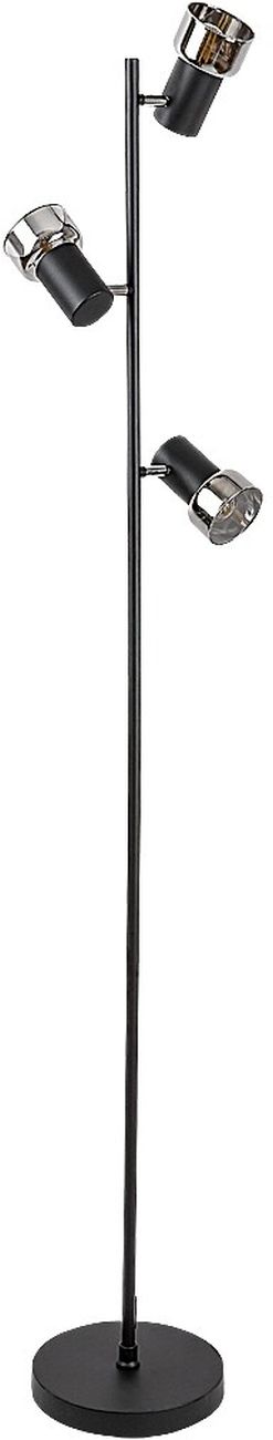 Darmowa Dostawa - Lampa stojąca 3x15 W czarna-przydymiona Rabalux Hatice 74279