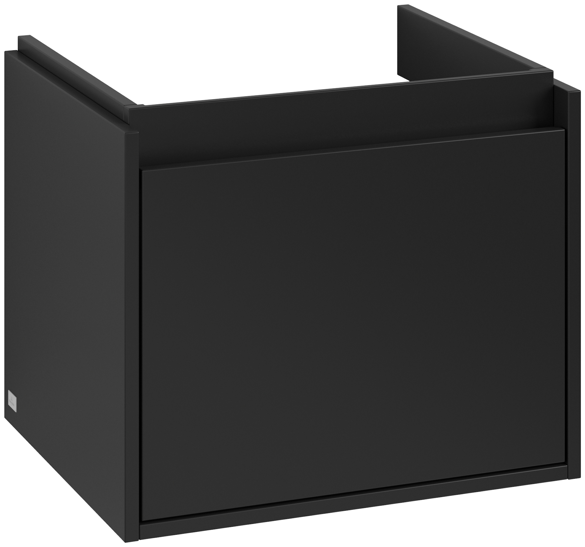 Darmowa Dostawa - Szafka 52.2x42.4x43.6 cm podumywalkowa wisząca czarna Villeroy & Boch Skyla C78300VL