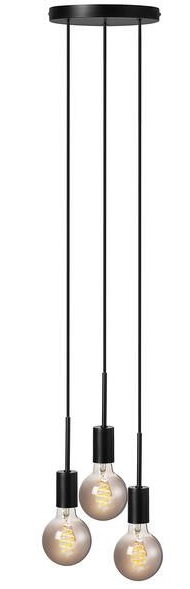 Darmowa Dostawa - Lampa wisząca 3x40 W czarna Nordlux Paco 2112063003