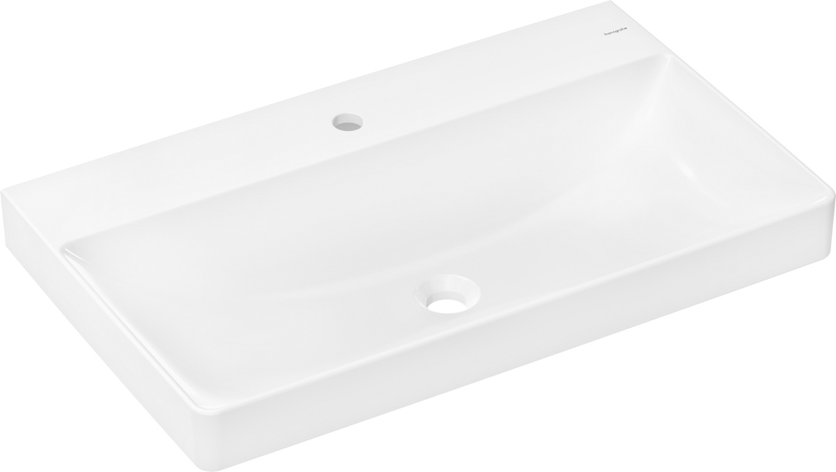 Darmowa Dostawa - Umywalka 80x48 cm prostokątna ścienna-meblowa biała Hansgrohe Xelu Q 60318450