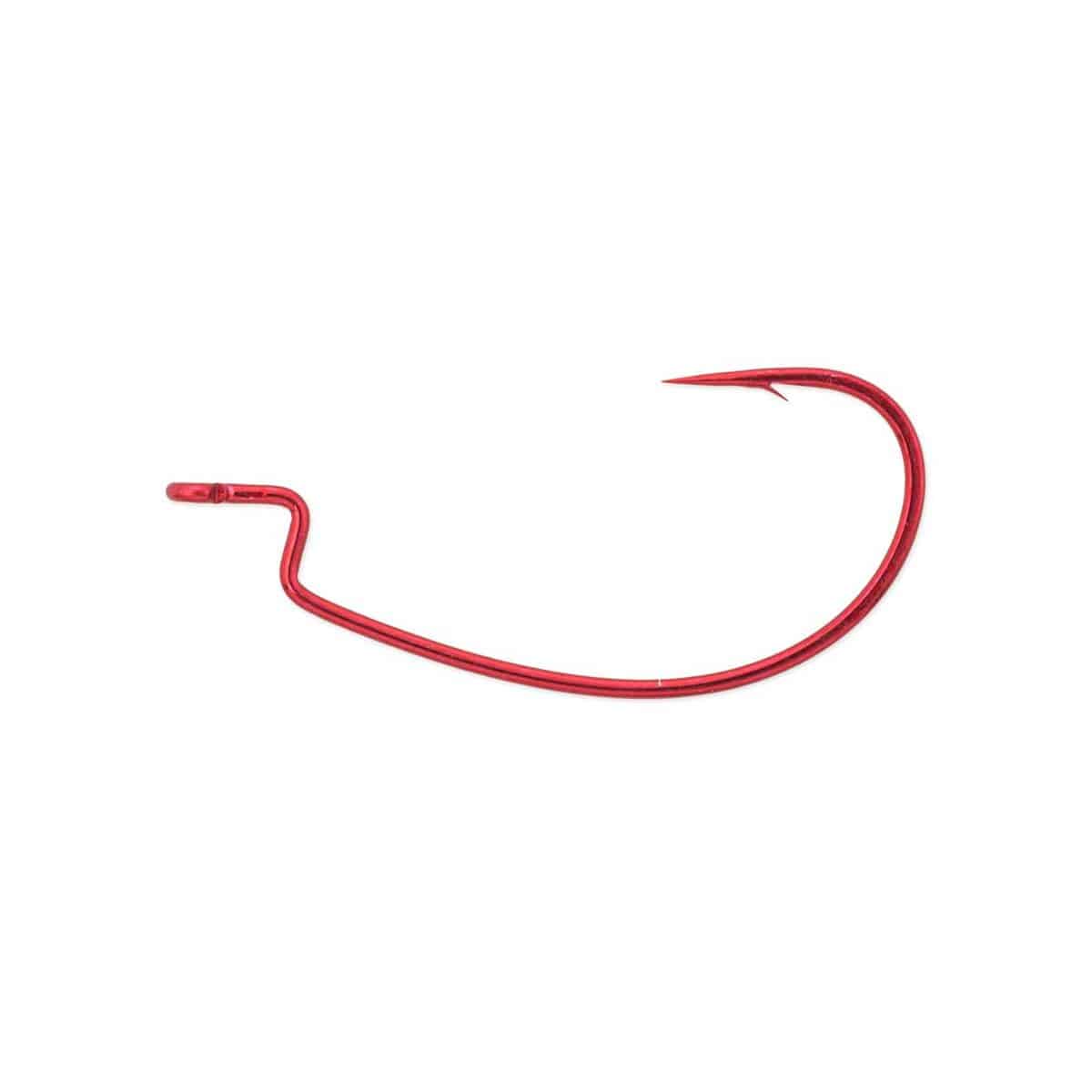 Decoy Haczyki KG High Power Offset Hook Worm 17 Red #1/0