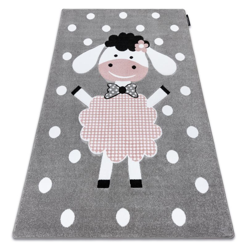 Dywan dla dzieci Petit RugsX 140x190 cm szary GR2980 1 szt.
