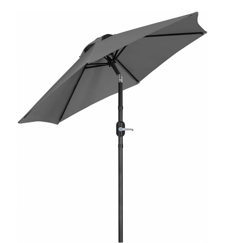 Parasol ogrodowy JUMI plażowy uchylny solidny regulowany XL duży składany łamany 1 szt.