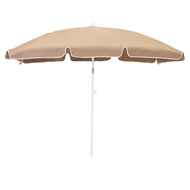 Parasol ogrodowy JUMI plażowy uchylny mocny średnica 200 cm łamany z uchwytem 1 szt.