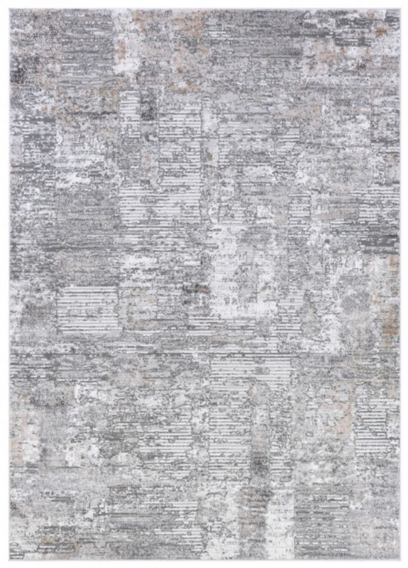 Dywan Wewnętrzny Corato Grigio Prostokąt Mazovia 140x200 cm Grafitowy Szary Motyw Abstrakcyjny 1 szt.