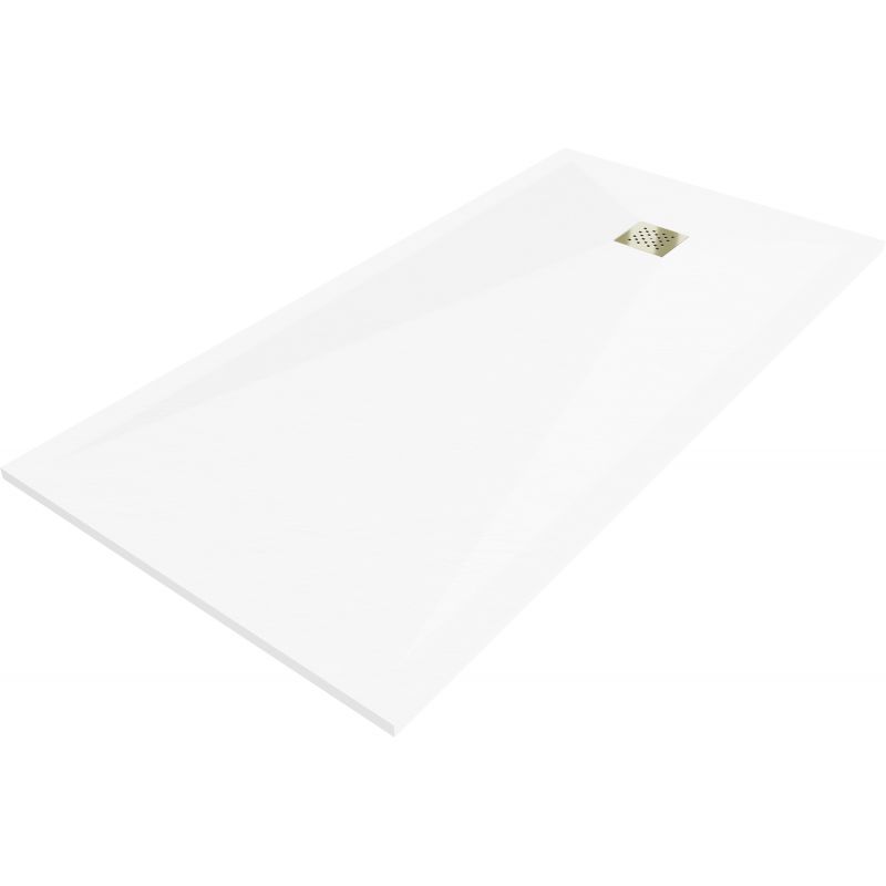 Brodzik kompozytowy prostokątny Mexen Stone+ biały 180x90 cm 1 szt.