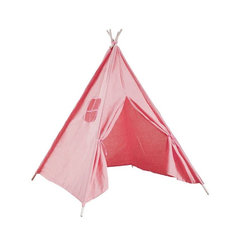 Namiot tipi Domarex 100x100x120 cm różowy 1 szt.