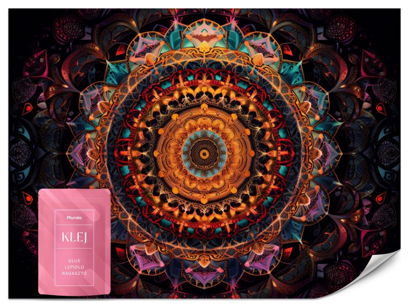 Fototapeta Muralo Kolorowa Mandala Wzór 150x105 cm 1szt.