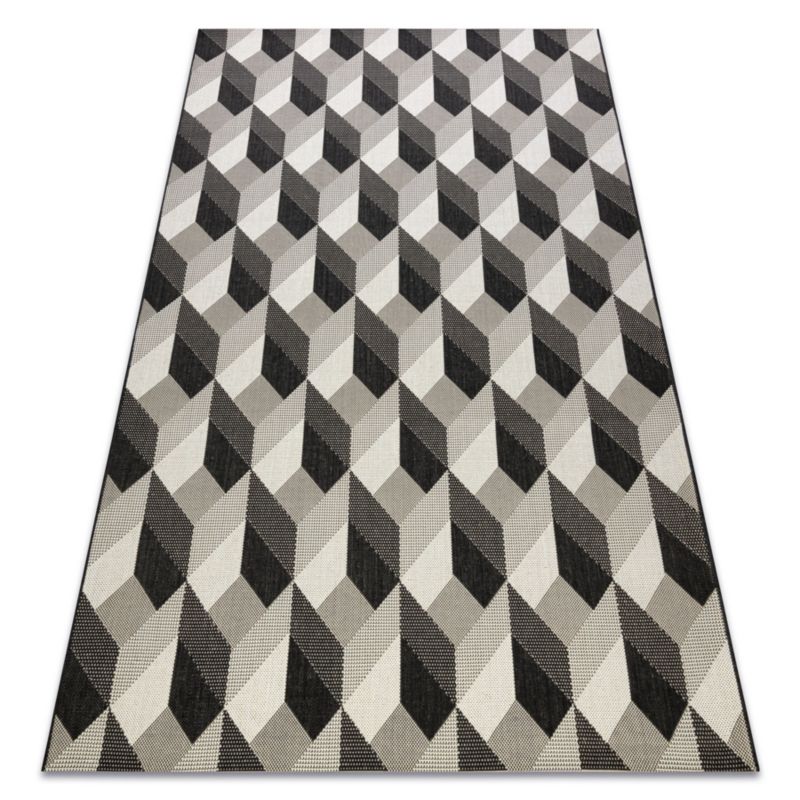 Dywan zewnętrzny Flat RugsX 140x200 cm czarny B315 1 szt.