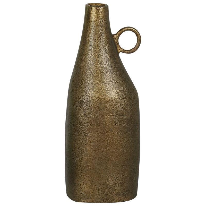 Wazon dekoracyjny Sambhar Metal 46 cm Mosiężny 1 szt.