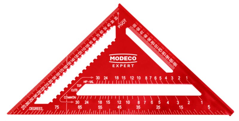 Kątownik ciesielski Modeco Expert alu 300x300 mm - zawieszka papierowa - 1 szt.