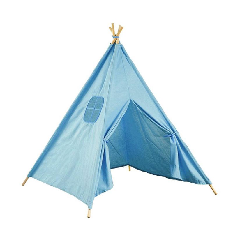 Namiot tipi dla dzieci Domarex 120x120x160 cm niebieski 1 szt.