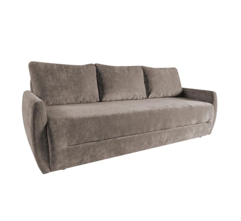 Sofa PALERMO 222x99cm Funkcja spania Taupe Lumo 45 1szt.