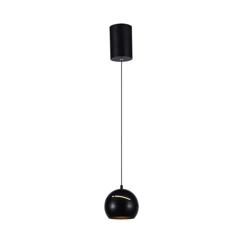 Lampa wisząca V-TAC Vt-7797 czarna wym: 160 x 160 x 12 cm wbudowany LED 8.5W 1 szt.