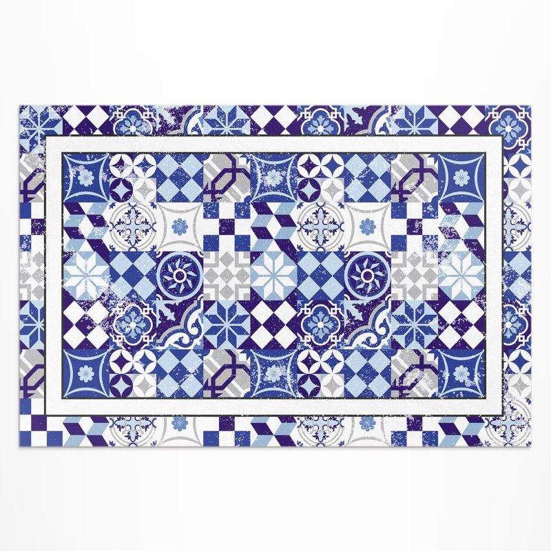 Zewnętrzny Dywan Winylowy Wallfluent 150x225 cm Hiszpańskie kafelki dekoracyjna mozaika 1 szt.