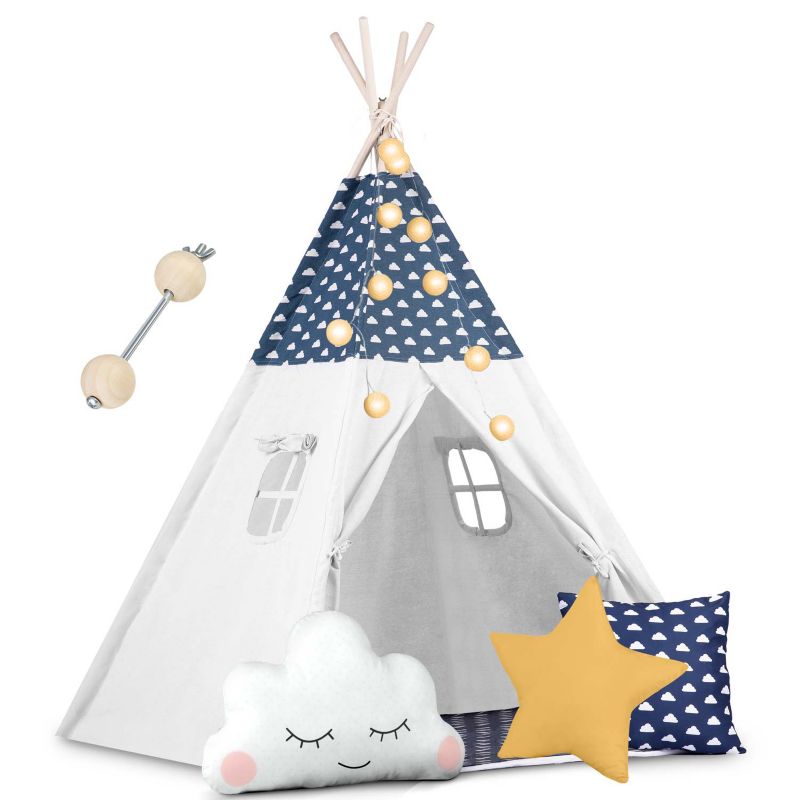 Namiot Tipi dla dzieci Nukido NK-404 wigwam granatowy 1szt.
