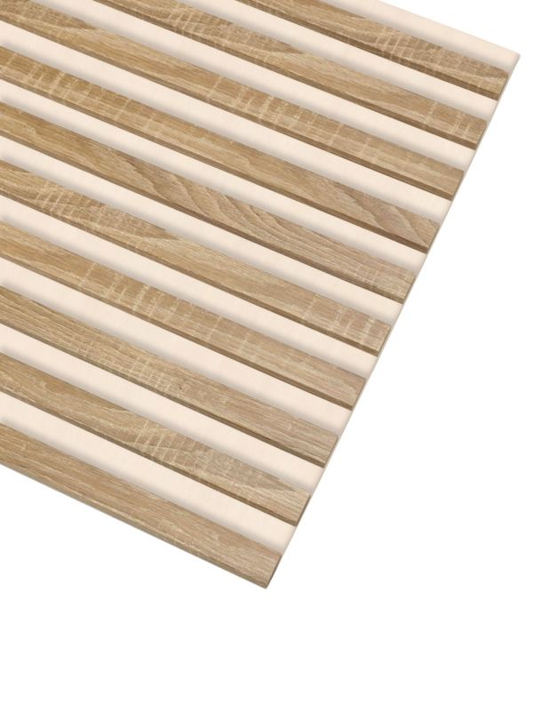 Lamele Ścienne na Filcu Beżowym SunWood 275x58cm Panele Dekoracyjne Dąb Sonoma 1 szt.