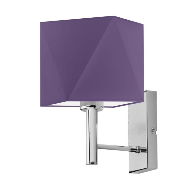 Kinkiet Volta Light Factory Grand Ciemny fioletowy Abażur 1xE27 1szt.