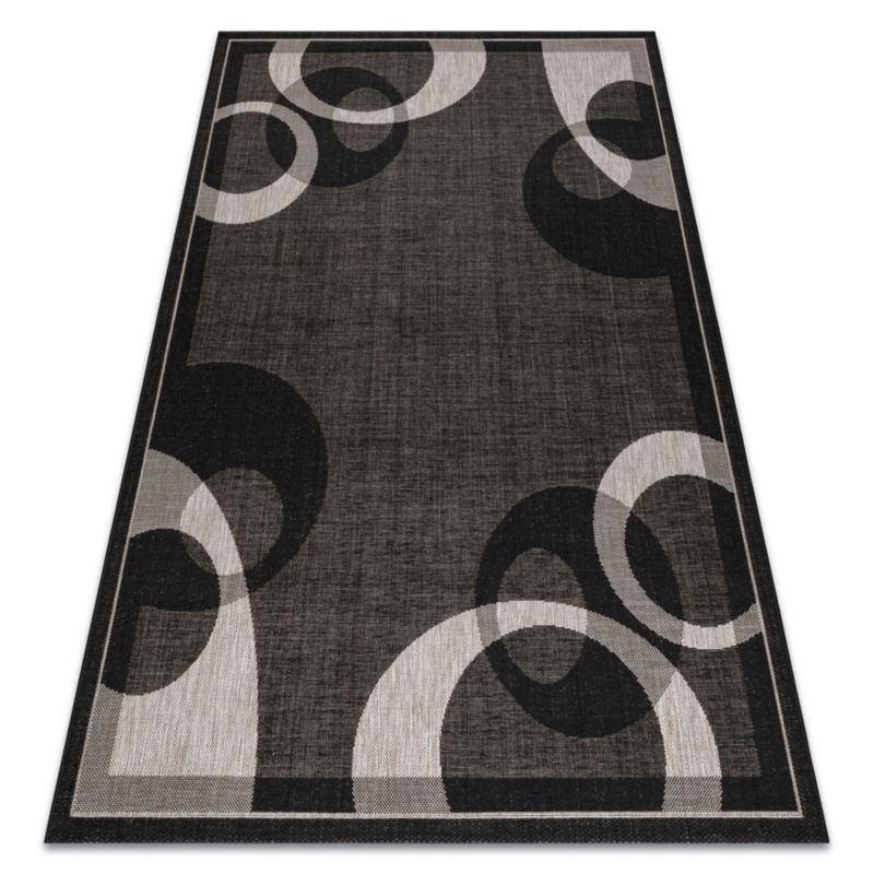 Dywan zewnętrzny Floorlux RugsX 140x200 cm czarny DEV345 1 szt.