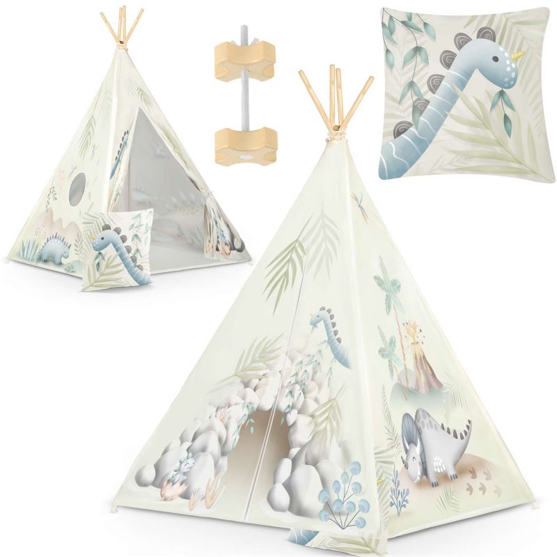 Namiot Tipi dla dzieci Nukido NK-407 wigwam dinozaury 1szt.
