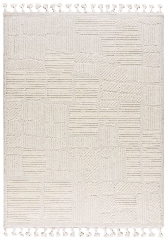 Dywan Wewnętrzny Pisa Brina Prostokąt Mazovia 140x200 cm Beżowy Kremowy Motyw Abstrakcyjny, Geometryczny 1 szt.