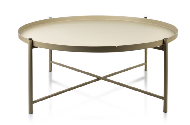 Stolik kawowy/drewnopodobny LUCAS BEIGE 76.5x32 cm beżowy 1 szt.