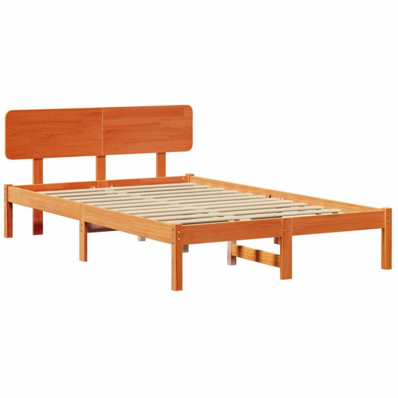 Rama łóżka WaszeMeble 120x200 cm Woskowy brąz sosna WM-872109 1 szt.