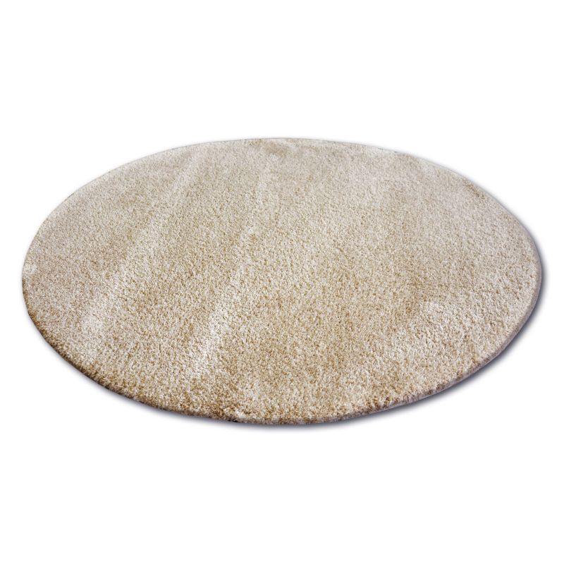 Dywan dla dzieci Micro Shaggy RugsX koło 120 cm beż GR1961 1 szt.