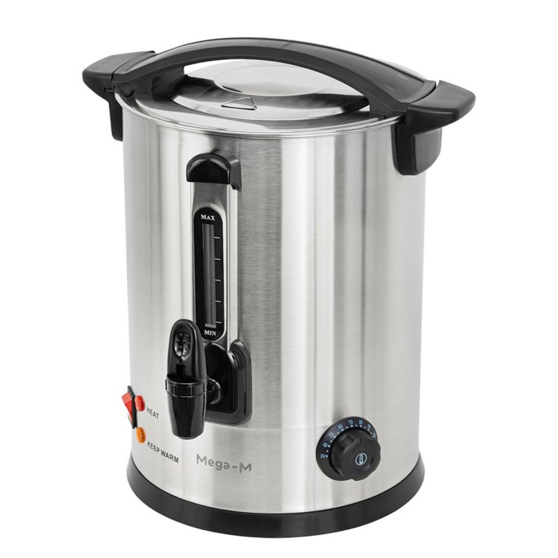 Podgrzewacz Mega-M do wody warnik do kawy herbaty stal nierdzewna 12.4L 1800W 1szt.