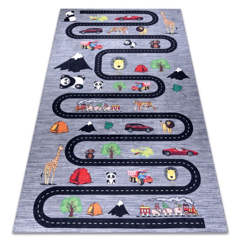 Dywan dla dzieci Bambino RugsX 120x170 cm antracyt I154 1 szt.