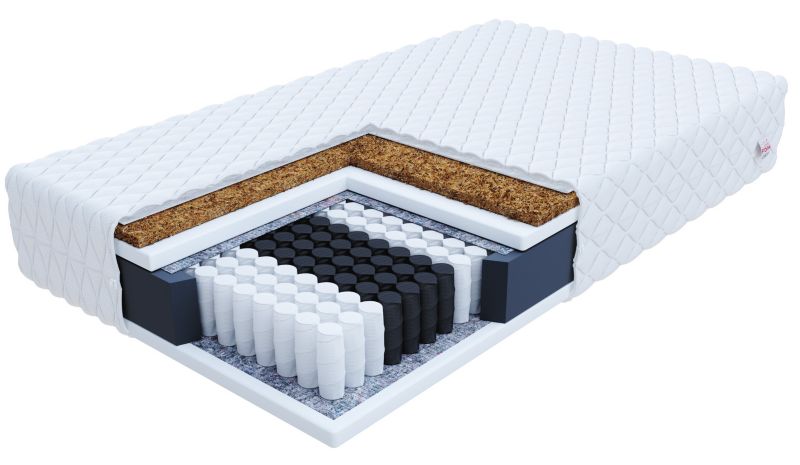 Materac kieszeniowy FDM FAMILY 160x200 spręźyny kieszeniowe i wkład kokosowy 1 szt.
