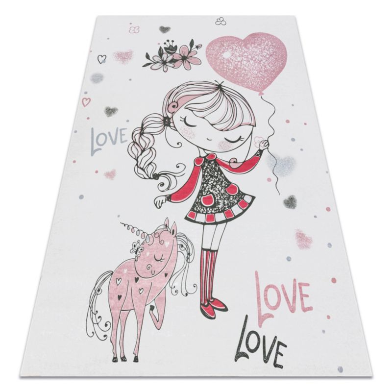 Dywan dla dzieci Bambino RugsX 140x200 cm biały DE079 1 szt.