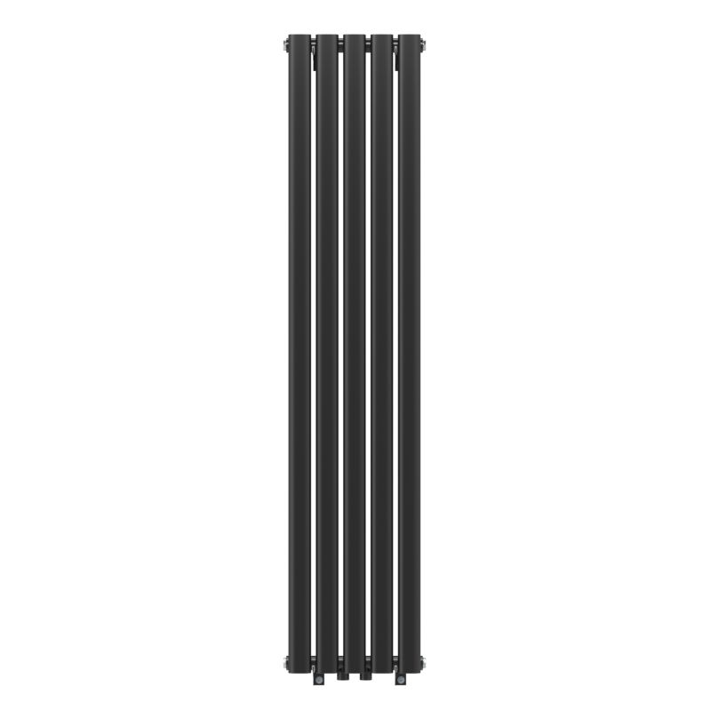 Grzejnik łazienkowy Granitan axis 140x30 czarny dekoracyjny panelowy, wysoka moc 1 szt.