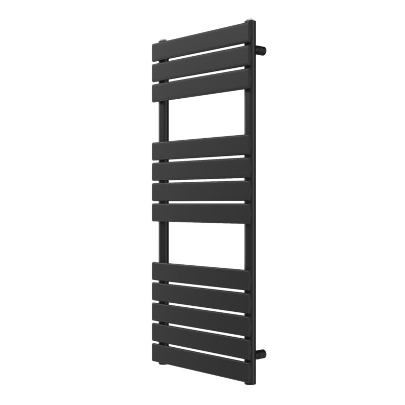 Grzejnik Łazienkowy Granitan Oslo 120/50cm Czarny Kaloryfer Drabinkowy 1kpl.