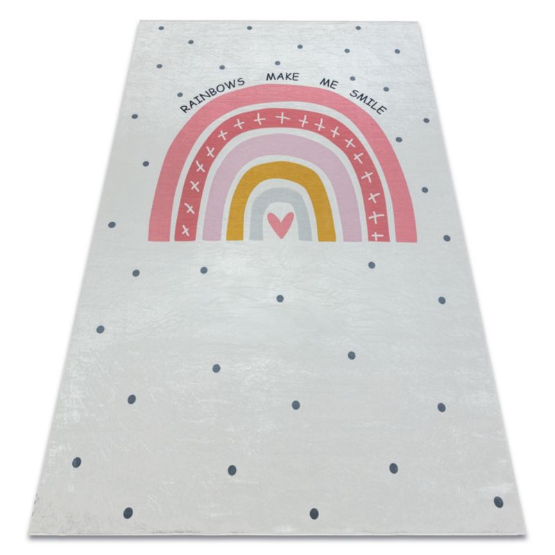 Dywan dla dzieci Bambino RugsX 80x150 cm biały DE032 1 szt.