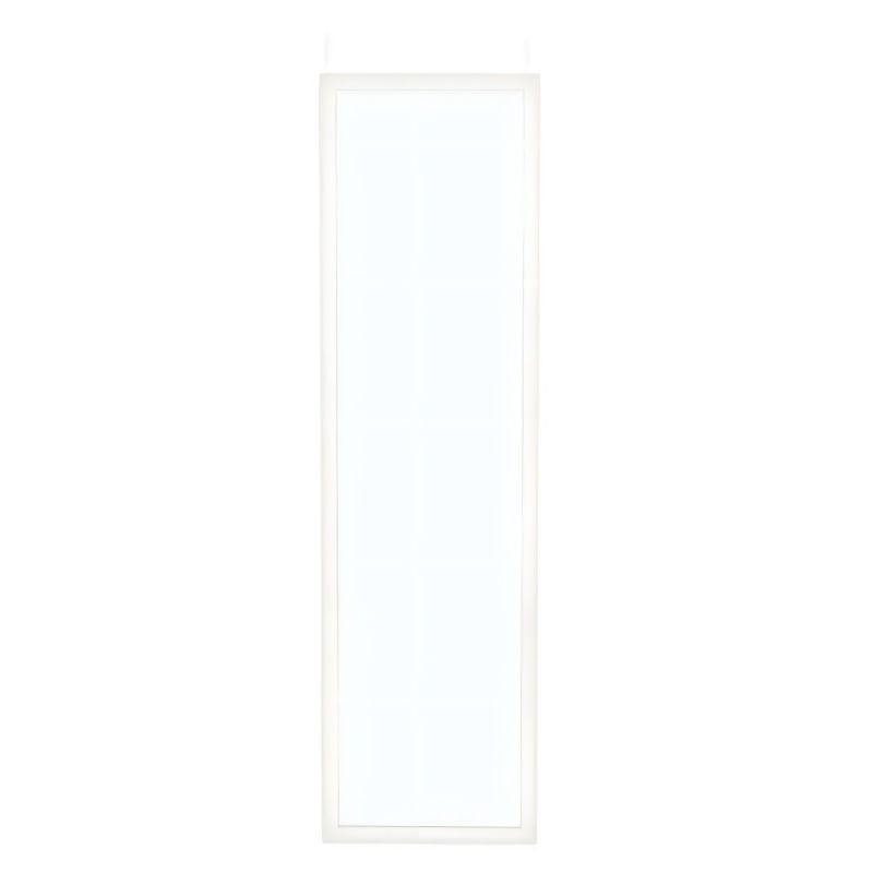 Lustro Wiszące Giftdecor Białe Drewniane 120X30 Cm 1 Szt.