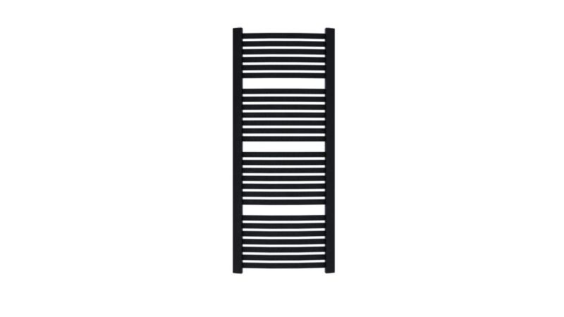 Grzejnik łazienkowy LUXRAD Kastor 1395 x 580 mm czarny mat str. 695W 1 szt