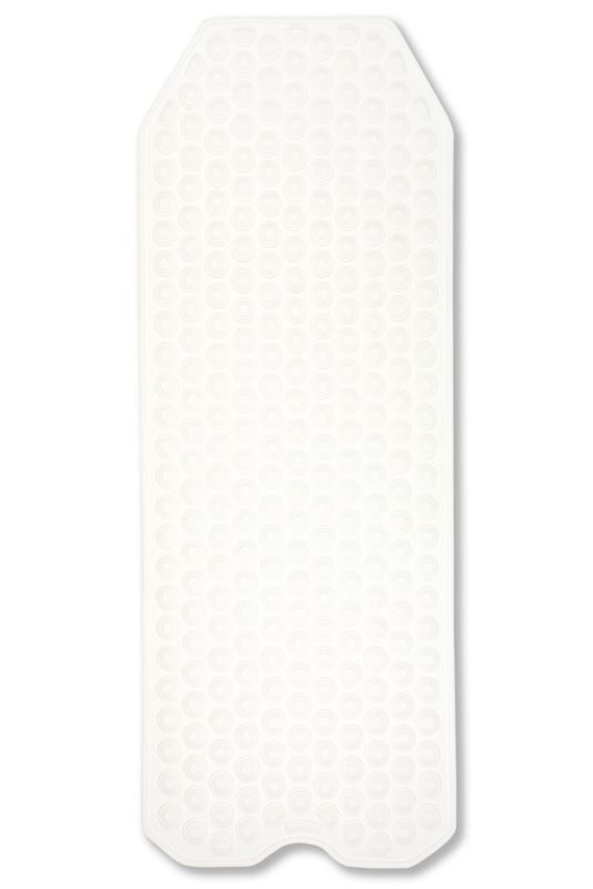 Mata antypoślizgowa łazienkowa TELLO do wanny pod prysznic 40x104cm biała 1 szt.
